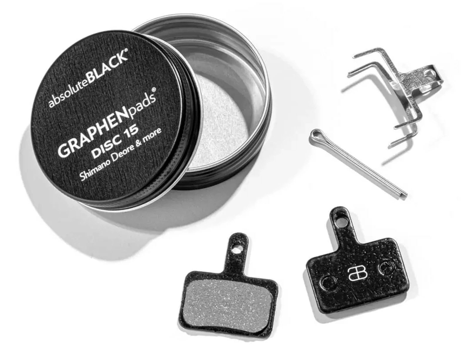 Absolute Black AbsoluteBLACK Shimano Deore GRAPHENpads Plaquettes De Frein Graphène 2 Absolute Black AbsoluteBLACK Shimano Deore GRAPHENpads Plaquettes De Frein Graphène – Image 2