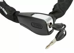 ABUS Antivol Catena 6806 à Clef - 110cm Black White -SRAM Soldes abus antivol catena 6806 a clef 110cm black white 2
