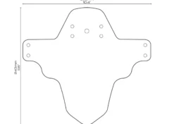 All-mountain-style AMS Garde Boue Avant Couture Mud Guard -SRAM Soldes ams garde boue avant couture mud guard 2