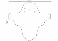 All-mountain-style AMS Garde Boue Avant Maori Mud Guard -SRAM Soldes ams garde boue avant maori mud guard 2