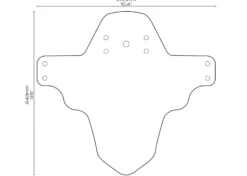 All-mountain-style AMS Garde Boue Avant Reflective Dazzle Mud Guard -SRAM Soldes ams garde boue avant reflective dazzle mud guard 4