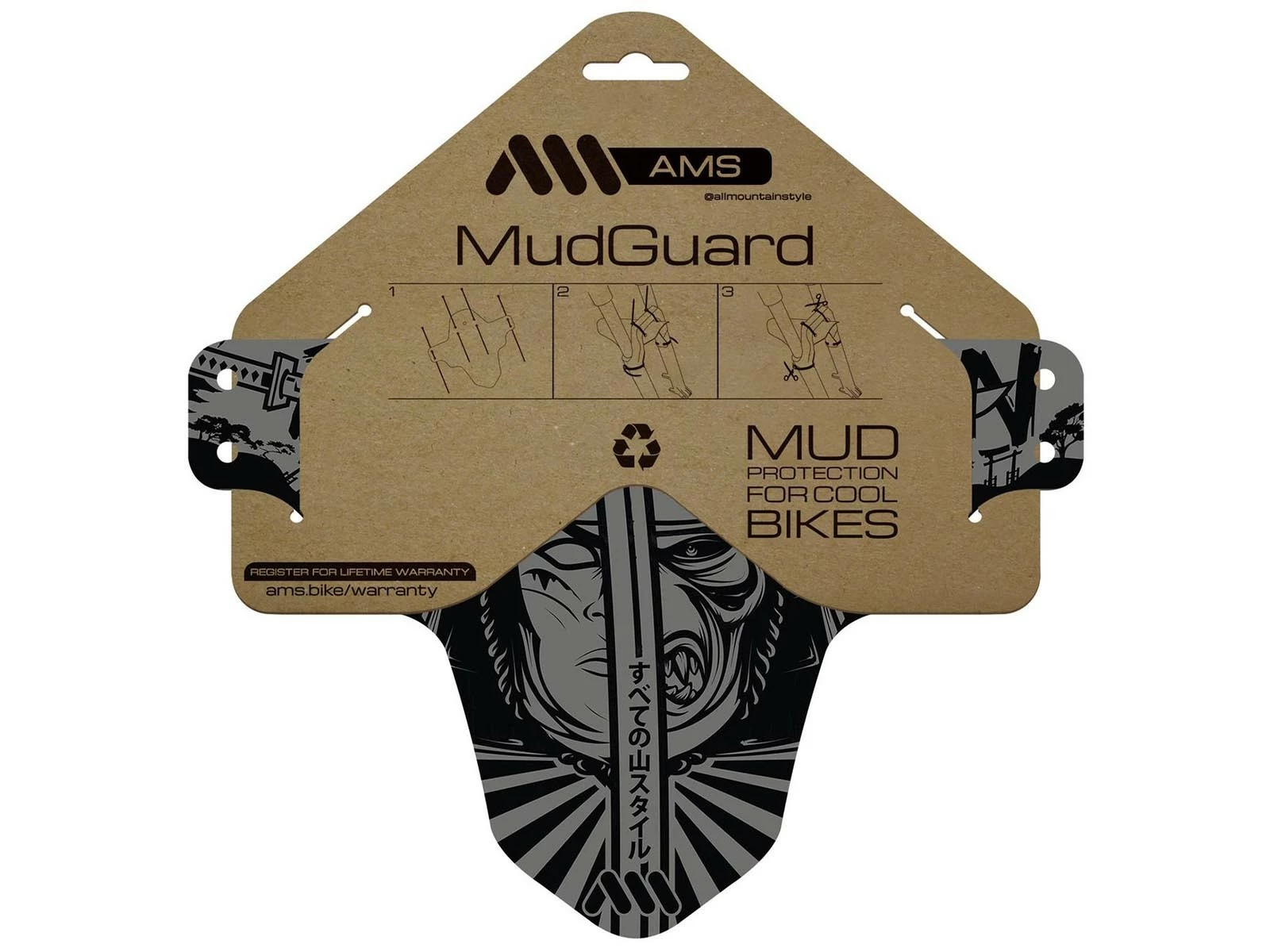All-mountain-style AMS Garde Boue Avant Ronin Mud Guard 1 All-mountain-style AMS Garde Boue Avant Ronin Mud Guard