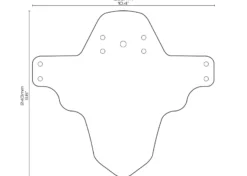 All-mountain-style AMS Garde Boue Avant Skull Mud Guard -SRAM Soldes ams garde boue avant skull mud guard 3