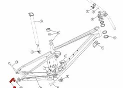 BMC Dropout 66 Patte De Dérailleur 301702 (direct Mount)