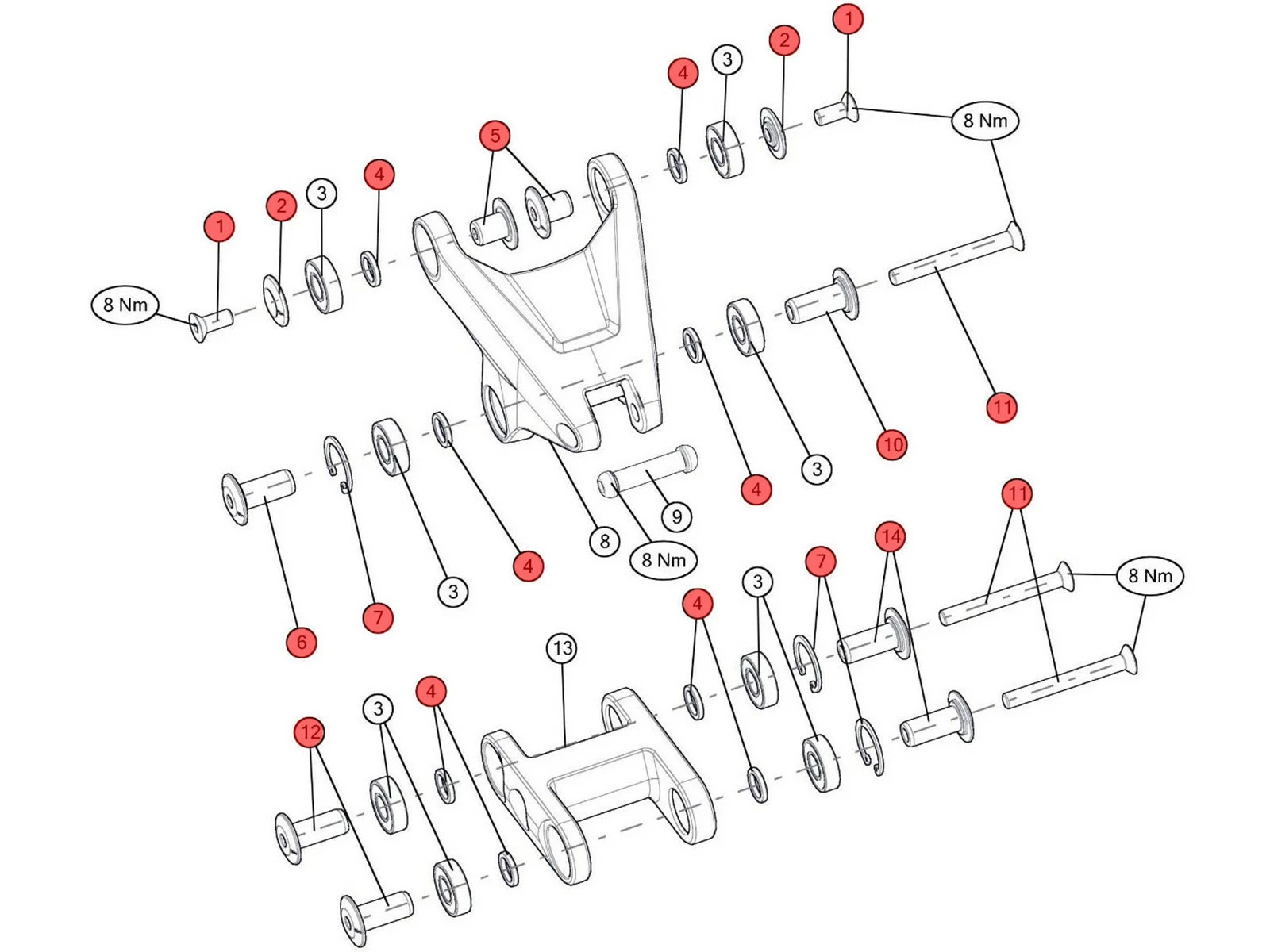 BMC Kit De Boulons N°19 Pour Speedfox 222965 2 BMC Kit De Boulons N°19 Pour Speedfox 222965 – Image 2