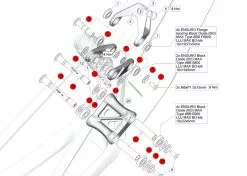 BMC Kit De Visserie Et Roulements Pour Fourstroke / FS01 2023 - 30004037