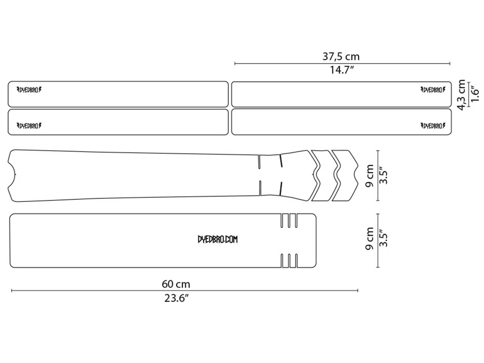 DYEDBRO Autocollant De Protection De Cadre VTT (transparent Brillant) 2 DYEDBRO Autocollant De Protection De Cadre VTT (transparent Brillant) – Image 2