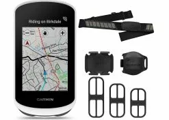 GARMIN Edge Explore 2 Bundle Compteur GPS Vélo + Capteurs Cardio, Cadence, Vitesse