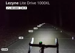 LEZYNE Lite Drive 1000XL éclairage Avant -SRAM Soldes lezyne lite drive 1000xl eclairage avant 3