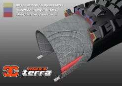 MAXXIS Minion DHF Pneu Souple MaxxTerra Exo+ WT TR - 27,5 X 2,6 Pouces -SRAM Soldes maxxis minion dhf pneu souple maxxterra exo wt tr 275 x 26 pouces 5