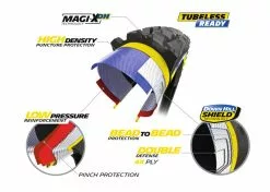 MICHELIN Wild Enduro Racing Line Magi-X Pneu Souple Arrière - 29 X 2,4 Pouces -SRAM Soldes michelin wild enduro racing line magi x pneu souple arriere 29 x 24 pouces 4