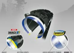 MICHELIN Wild Enduro Rear Competition Line Tubeless Ready - 27.5 X 2,40 Pouces 5 MICHELIN Wild Enduro Rear Competition Line Tubeless Ready - 27.5 X 2,40 Pouces -SRAM Soldes michelin wild enduro rear competition line tubeless ready 275 x 240 pouces 2