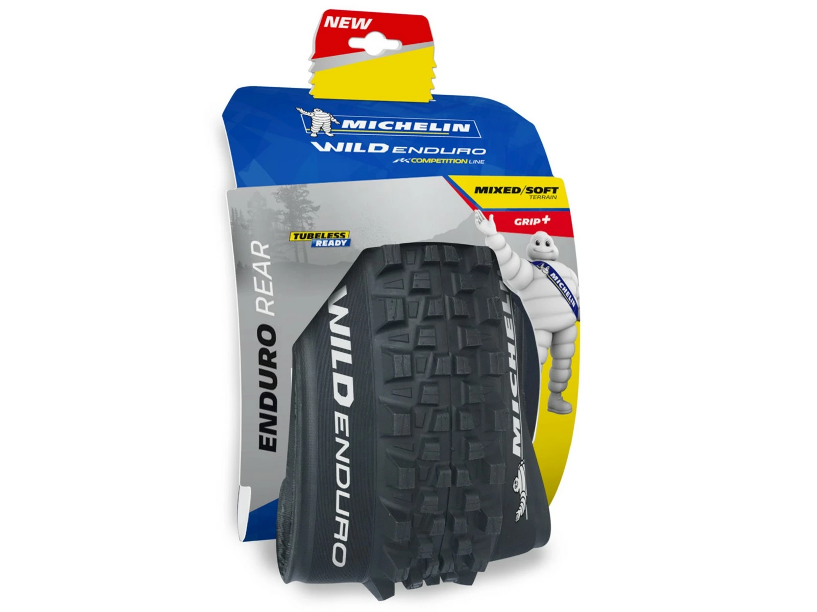 MICHELIN Wild Enduro Rear Pneu Souple Arrière Gum-X 27,5 X 2,4 Pouces 5 MICHELIN Wild Enduro Rear Pneu Souple Arrière Gum-X 27,5 X 2,4 Pouces – Image 5