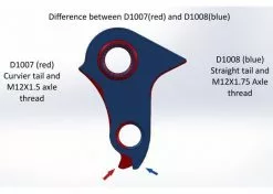 PILO Patte De Dérailleur D1008 Pour Mondraker Dès 2022 -SRAM Soldes pilo patte de derailleur d1008 pour mondraker vtt et vttae 4