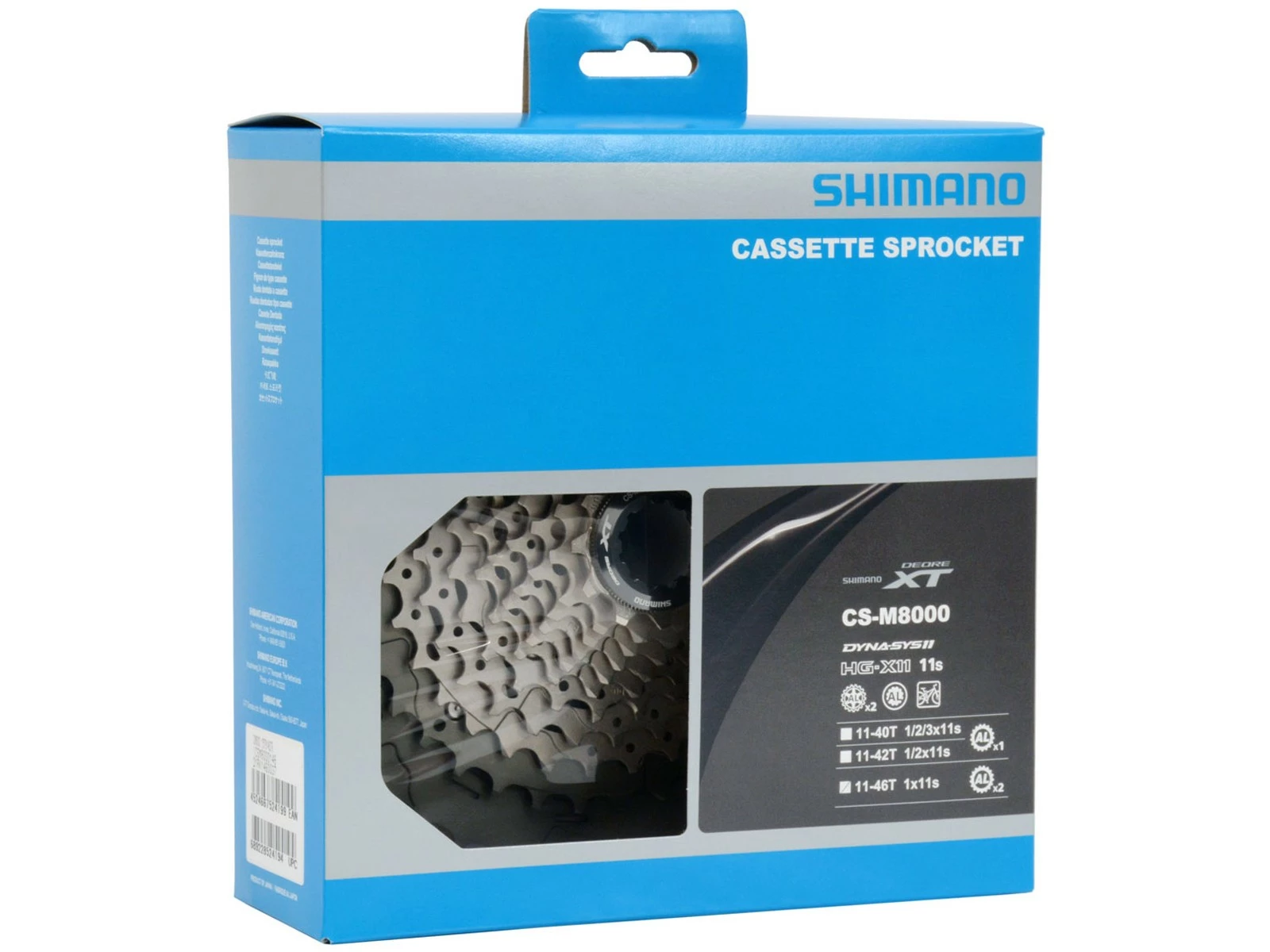 SHIMANO Cassette VTT DEORE XT CS-M8000 11 Vitesses 11-42 5 SHIMANO Cassette VTT DEORE XT CS-M8000 11 Vitesses 11-42 – Image 5