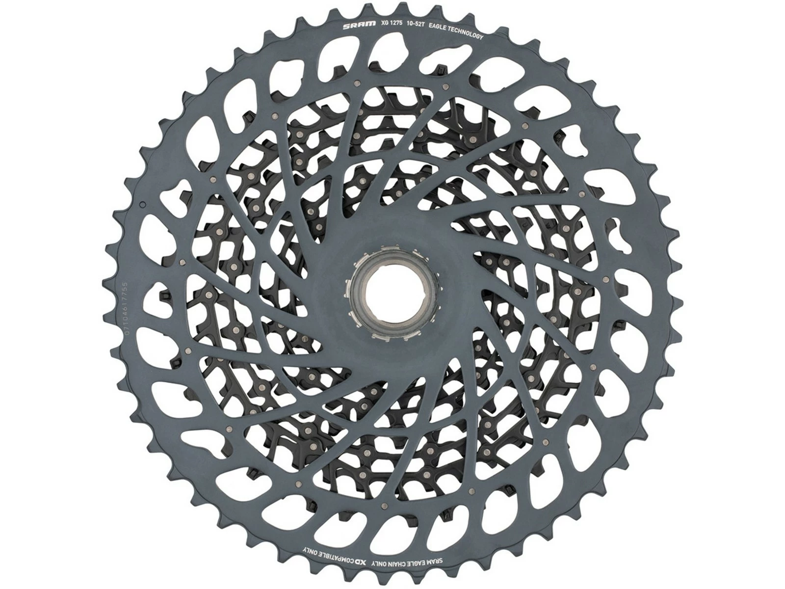 SRAM Cassette GX Eagle 12 Vitesses 10-52/10-50 Dents XG-1275-B1 Noir 2 SRAM Cassette GX Eagle 12 Vitesses 10-52/10-50 Dents XG-1275-B1 Noir – Image 2
