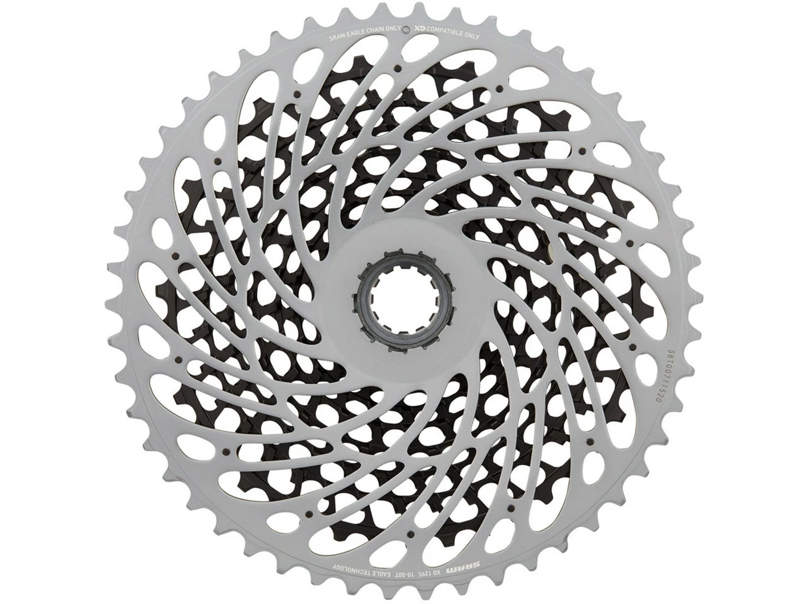 SRAM Cassette X01 Eagle 12v XG-1295 Gris Polaire 10-50D 2 SRAM Cassette X01 Eagle 12v XG-1295 Gris Polaire 10-50D – Image 2