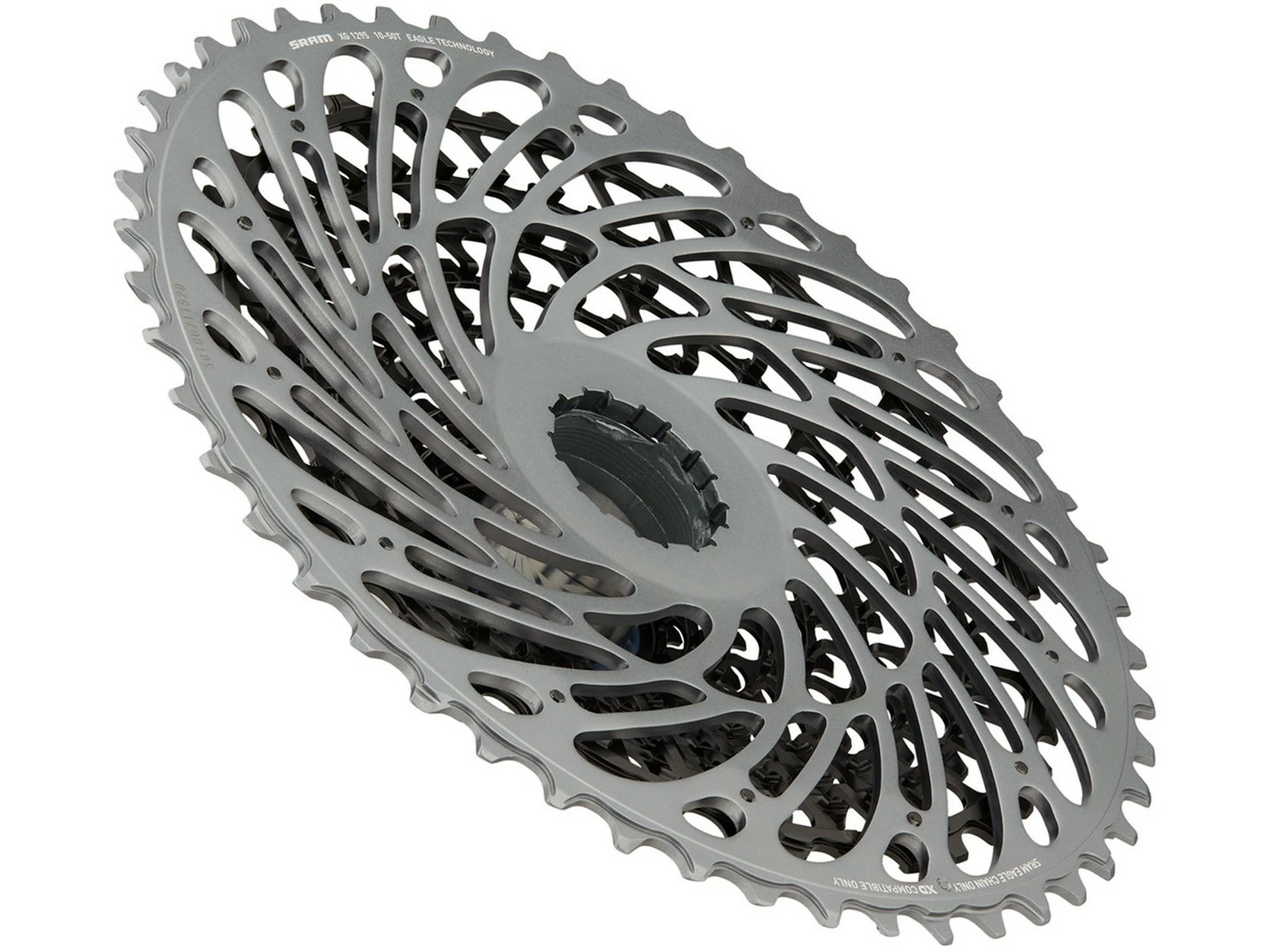 SRAM Cassette X01 Eagle 12v XG-1295 Gris Polaire 10-50D 4 SRAM Cassette X01 Eagle 12v XG-1295 Gris Polaire 10-50D – Image 4