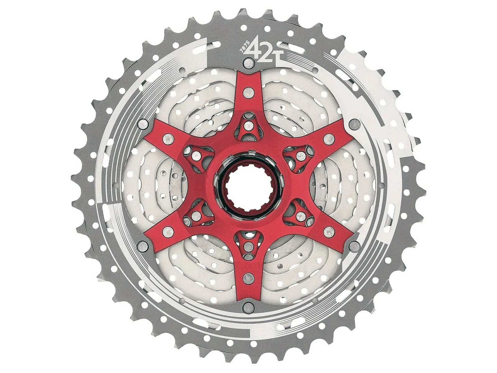 SUNRACE MX8 Cassette 11 Vitesses 11-42 Noir Et Argent 2 SUNRACE MX8 Cassette 11 Vitesses 11-42 Noir Et Argent – Image 2