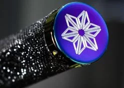 SUPACAZ Diamond Kush Grips Black Oil Slick DH Star Ringz -SRAM Soldes supacaz diamond kush grips black oil slick dh star ringz 2