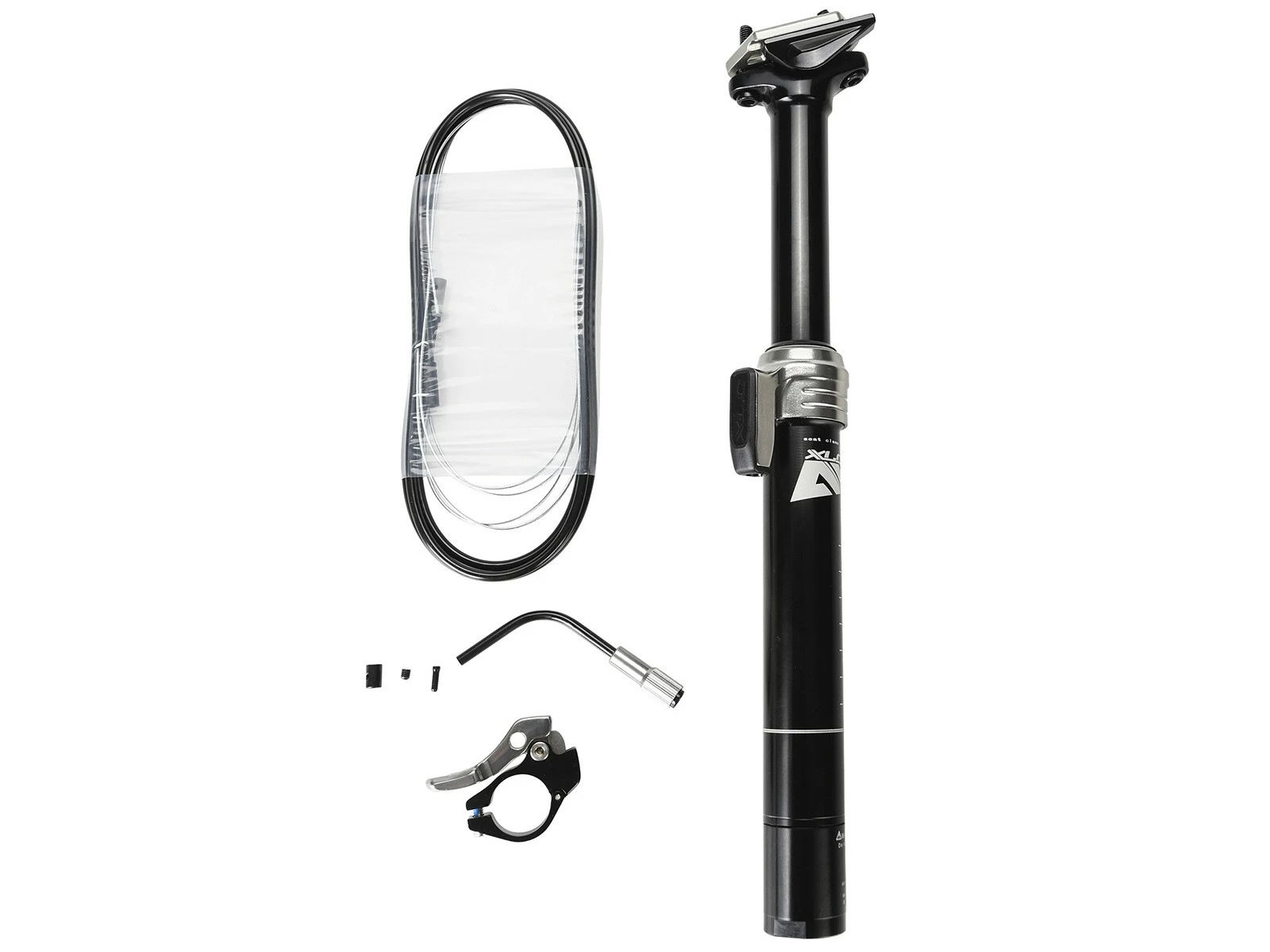 XLC SP-T10 Tige De Selle Télescopique 125mm ⌀31,6mm 42cm 1 XLC SP-T10 Tige De Selle Télescopique 125mm ⌀31,6mm 42cm